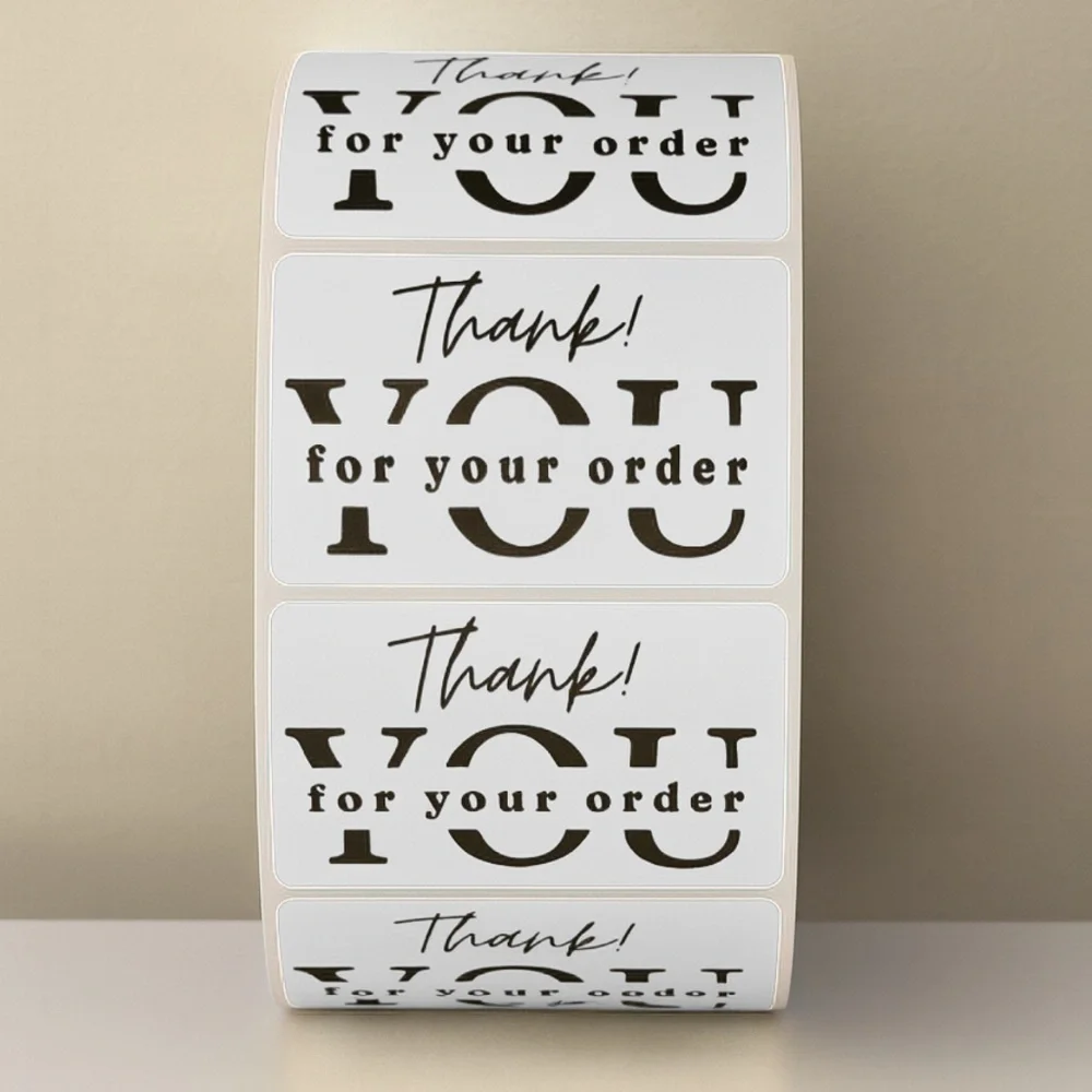 Thank You Order Stickers - Packaging Labels sticker - Small Business Supplies